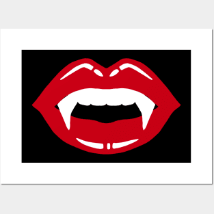 Vampire teeth Posters and Art